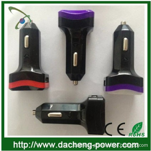 Diamond design high quality 2.1A 3.1A universal dual usb charger for phone
